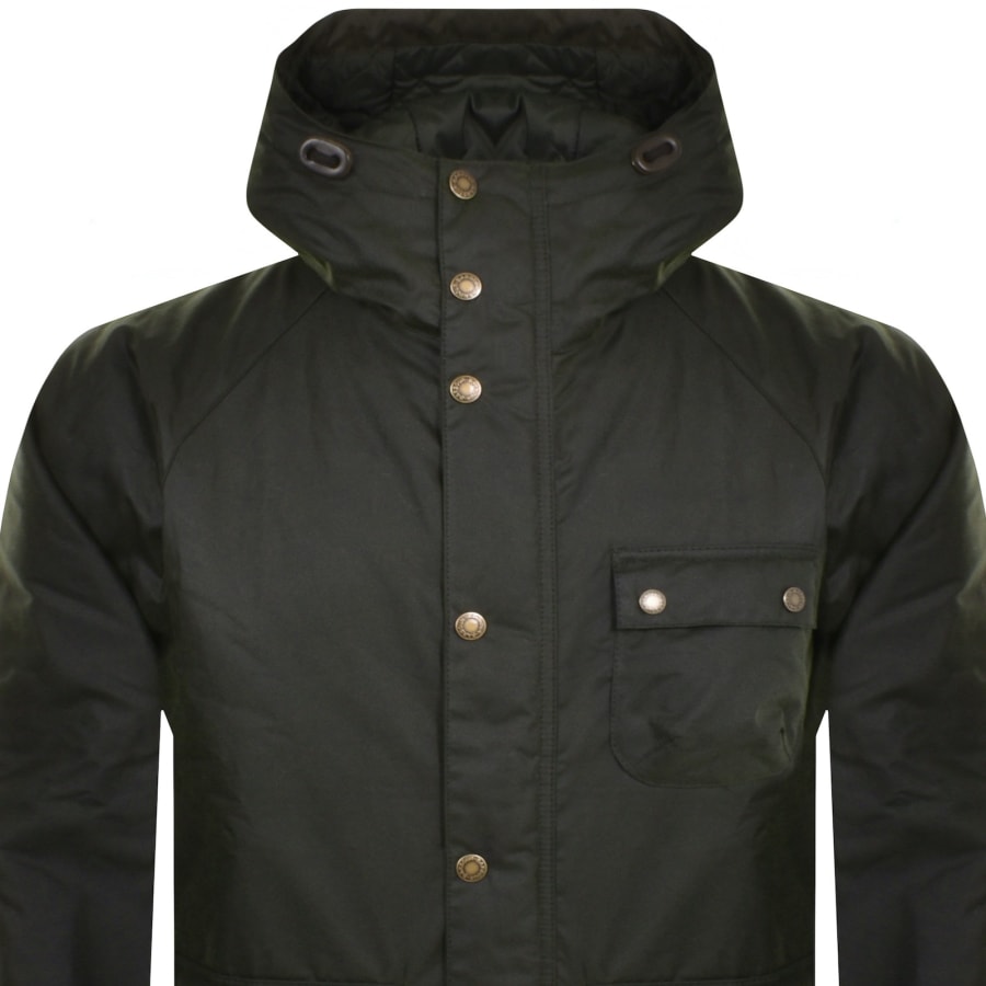 Barbour Winter Wax Parka Jacket Green